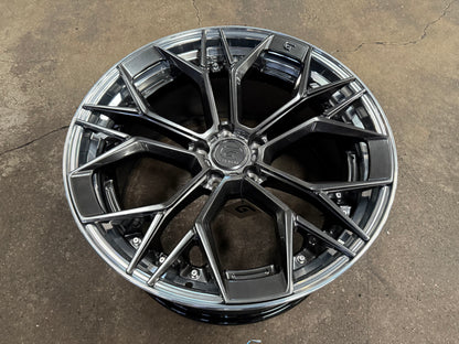 New 20x8.5 ET30 20x10 ET40 G Forged GF11 (4 wheel) 5x112 Hyper Dark