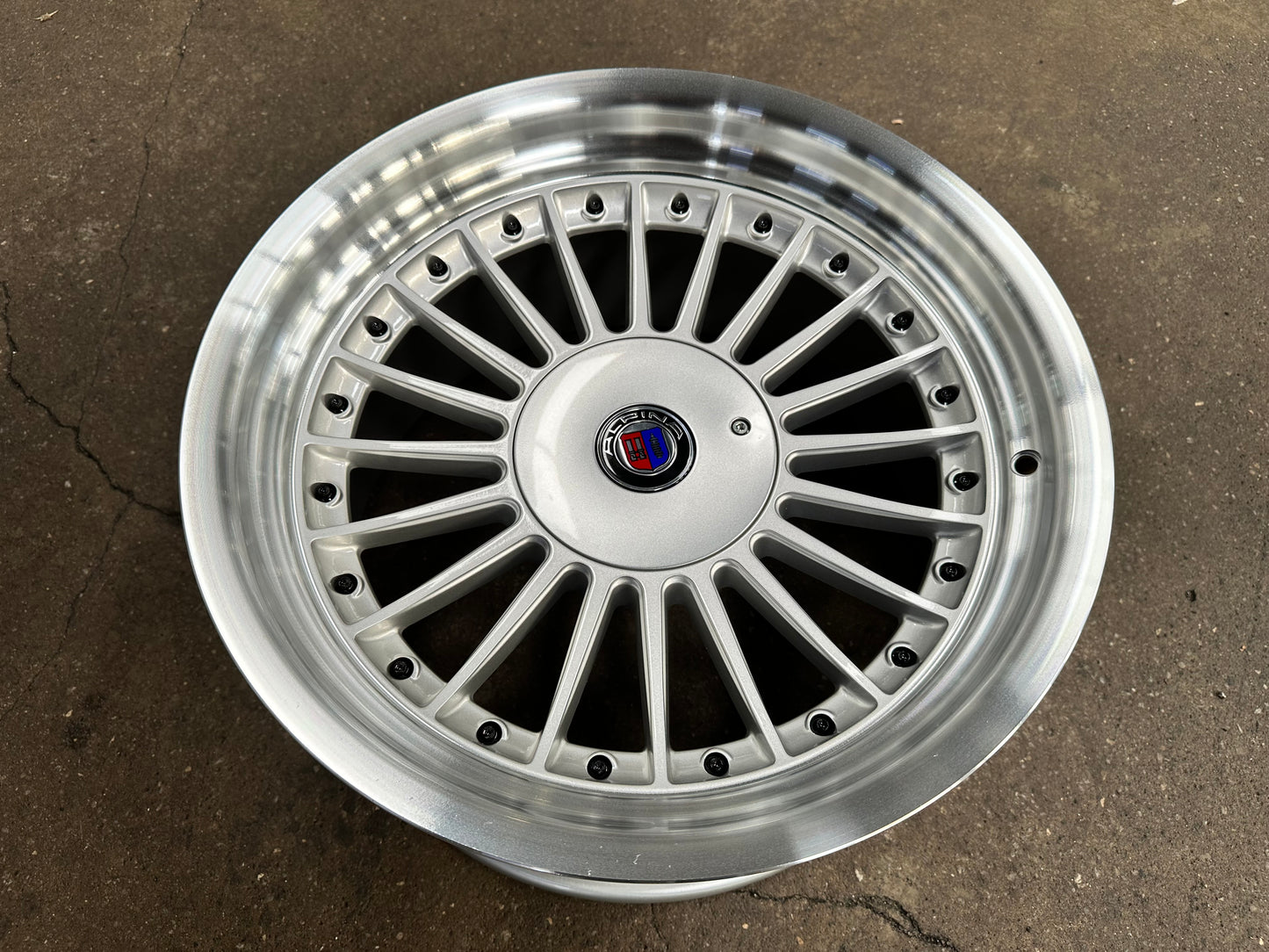 New 17X8 ET20 17X9 ET15 Alpina (4 wheel) Silver 5X120