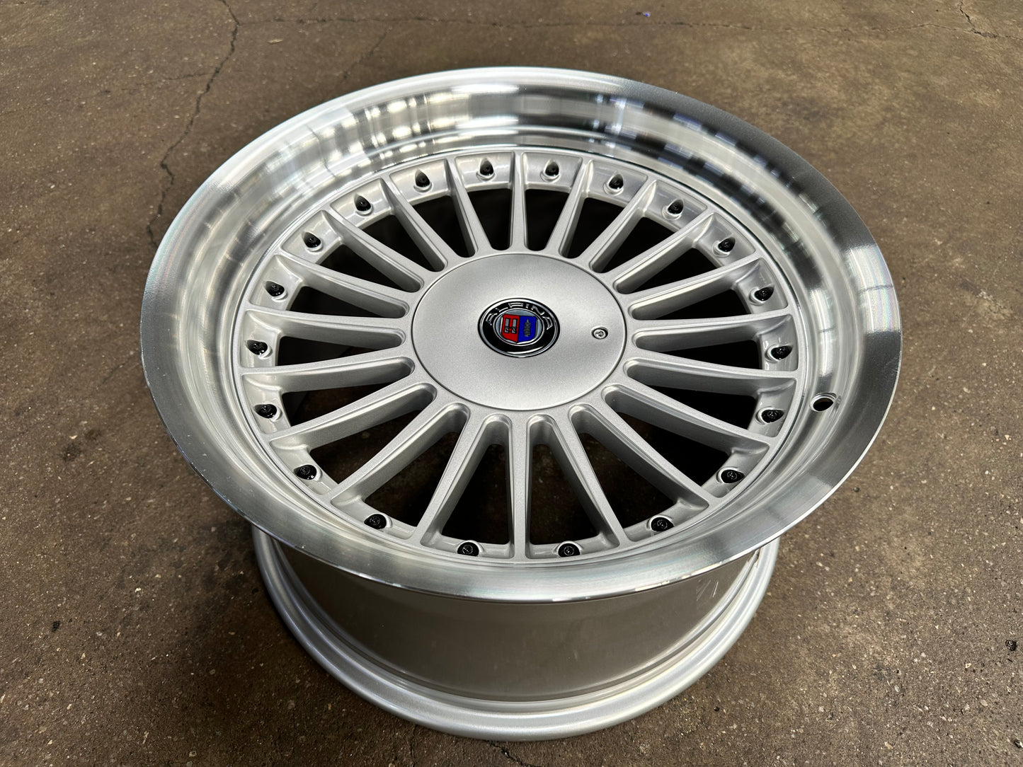 New 17X8 ET20 17X9 ET15 Alpina (4 wheel) Silver 5X120