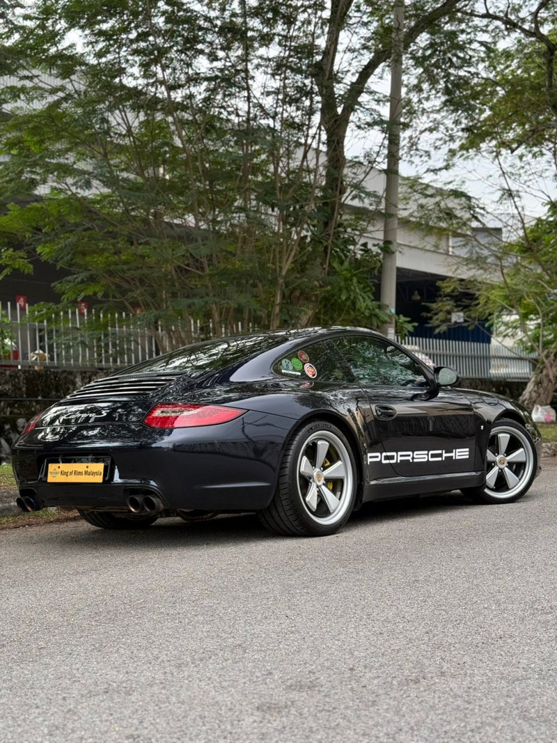 New 19x8.5 ET50 19x12 ET44 Overdrive Forged Porsche Fuchs Carrera 911 997 C4 C4S Turbo S Silver