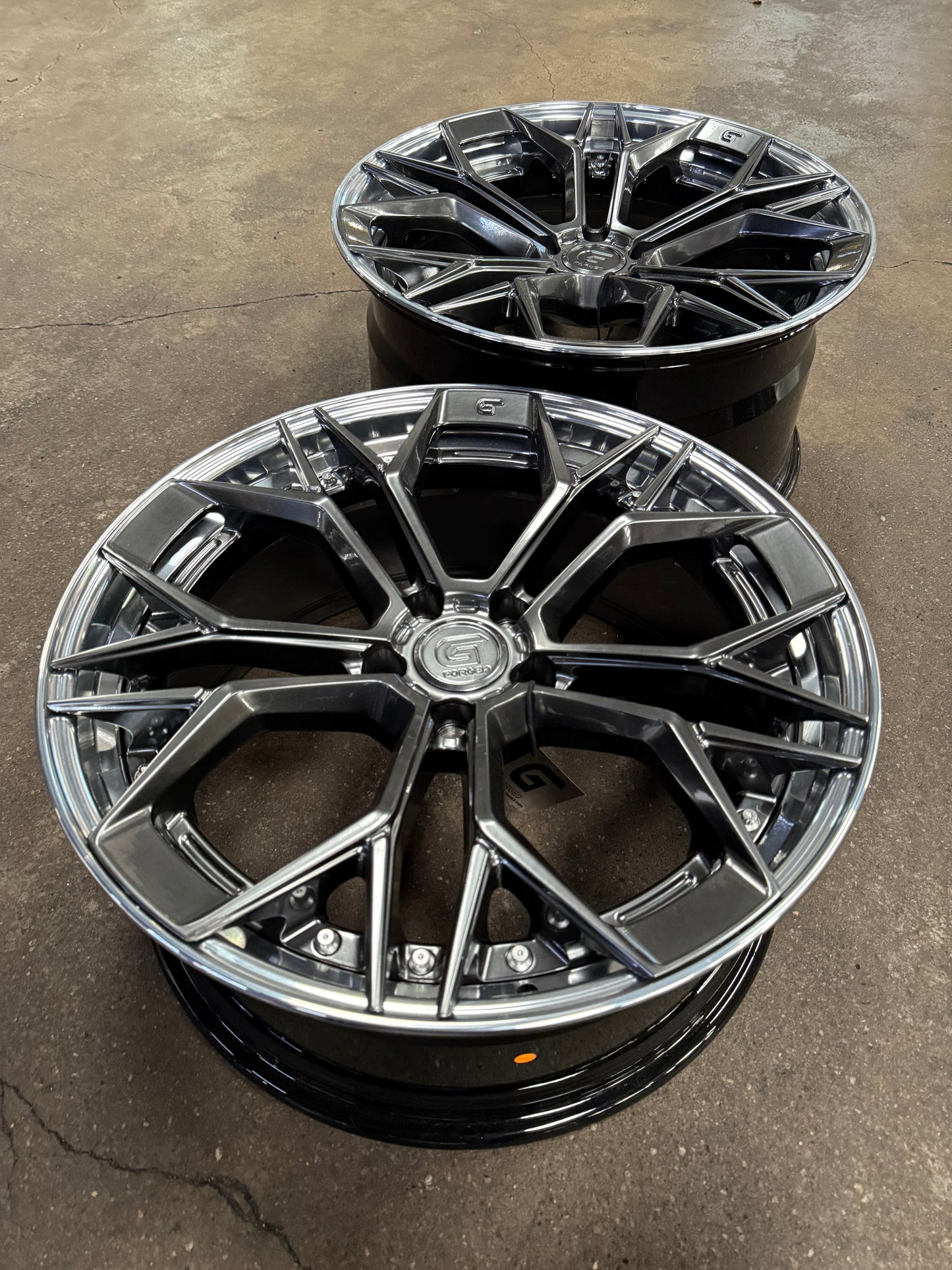 New 20x8.5 ET30 20x10 ET40 G Forged GF11 (4 wheel) 5x112 Hyper Dark