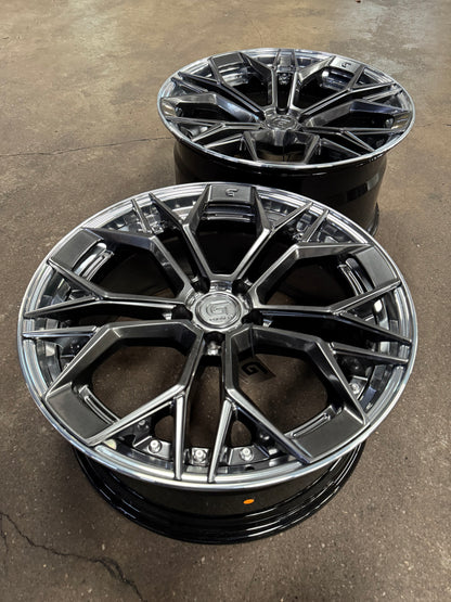 New 20x8.5 ET30 20x10 ET40 G Forged GF11 (4 wheel) 5x112 Hyper Dark