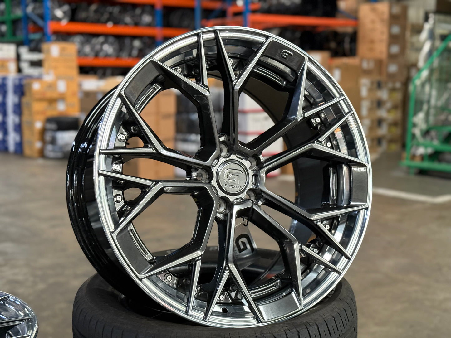 [Bundle] 20x10 ET40 G Forged GF11 (2 wheel) 5x112 Hyper Dark