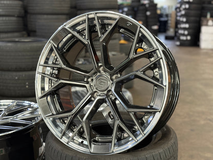 New 20x8.5 ET30 20x10 ET40 G Forged GF11 (4 wheel) 5x112 Hyper Dark