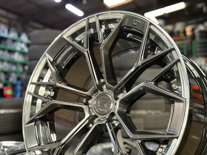 New 20x8.5 ET30 20x10 ET40 G Forged GF11 (4 wheel) 5x112 Hyper Dark