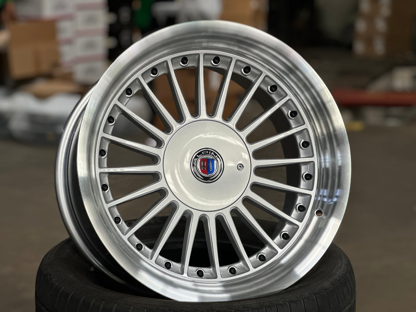 [BUNDLE] New 17X9 ET15 Alpina (2 wheel) Silver 5X120