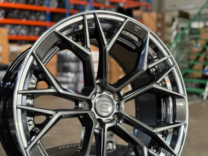 New 20x8.5 ET30 20x10 ET40 G Forged GF11 (4 wheel) 5x112 Hyper Dark