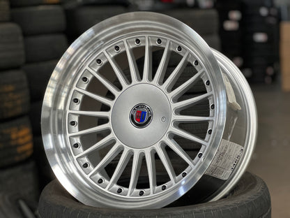 New 17X8 ET20 17X9 ET15 Alpina (4 wheel) Silver 5X120