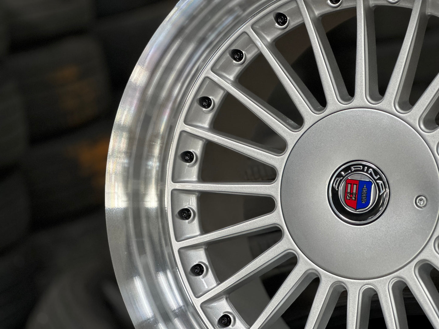 New 17X8 ET20 17X9 ET15 Alpina (4 wheel) Silver 5X120
