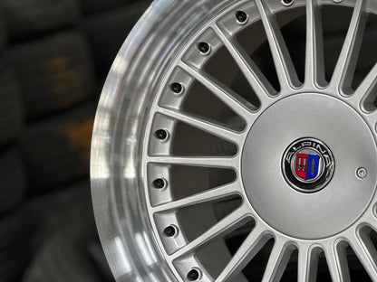 New 17X8 ET20 17X9 ET15 Alpina (4 wheel) Silver 5X120