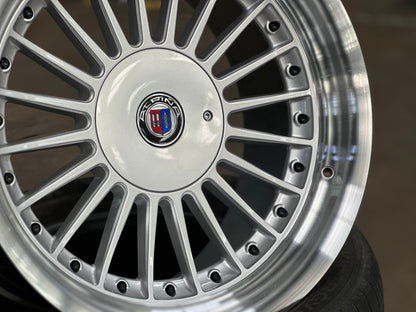New 17X8 ET20 17X9 ET15 Alpina (4 wheel) Silver 5X120
