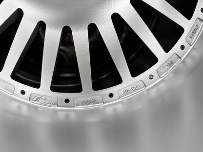 New 17X8 ET20 17X9 ET15 Alpina (4 wheel) Silver 5X120