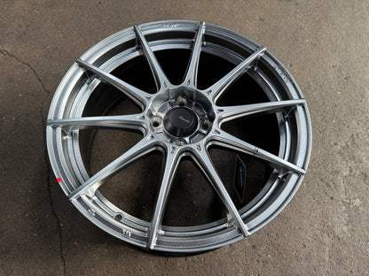 New 17X7J ET40 Advanti Storm S1 Rim (4 wheel) Gloss Silver 4X100