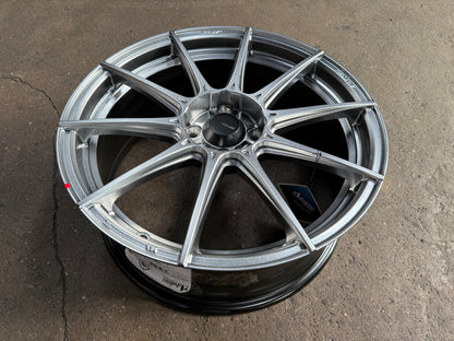 New 17X7J ET40 Advanti Storm S1 Rim (4 wheel) Gloss Silver 4X100