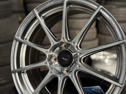 New 17X7J ET40 Advanti Storm S1 Rim (4 wheel) Gloss Silver 4X100