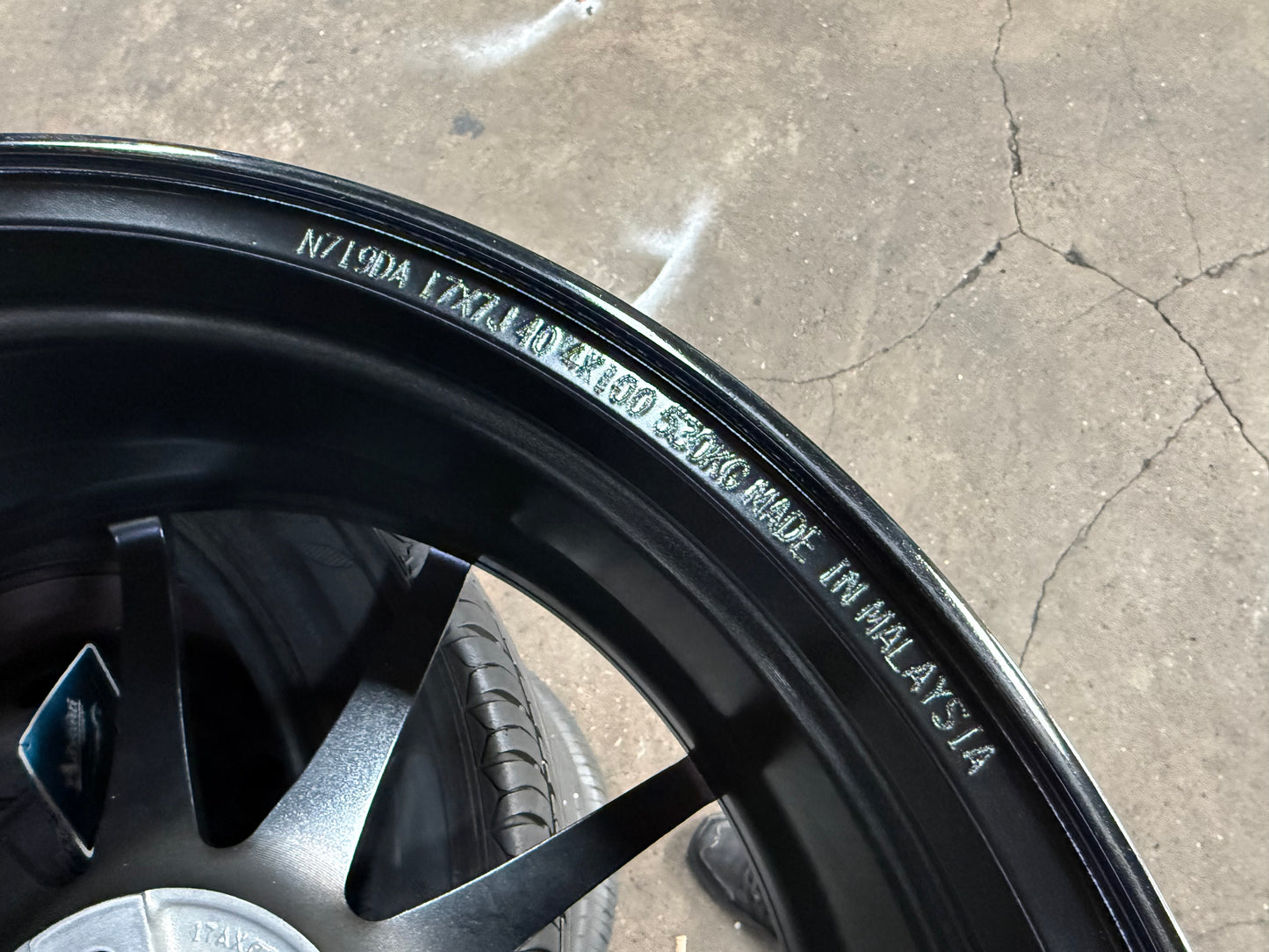 New 17X7J ET40 Advanti Storm S1 Rim (4 wheel) Gloss Silver 4X100