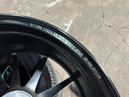 New 17X7J ET40 Advanti Storm S1 Rim (4 wheel) Gloss Silver 4X100