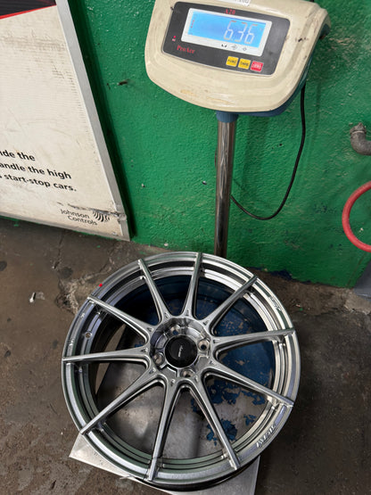 New 17X7J ET40 Advanti Storm S1 Rim (4 wheel) Gloss Silver 4X100
