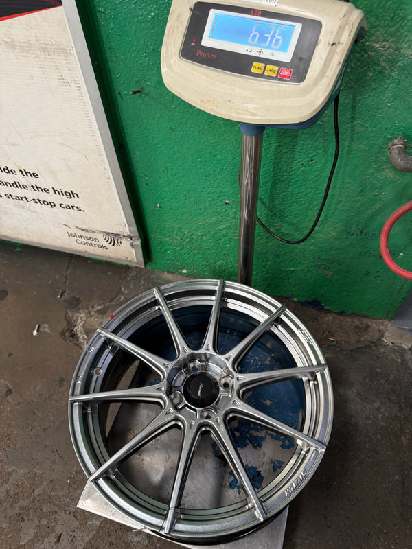 New 17X7J ET40 Advanti Storm S1 Rim (4 wheel) Gloss Silver 4X100