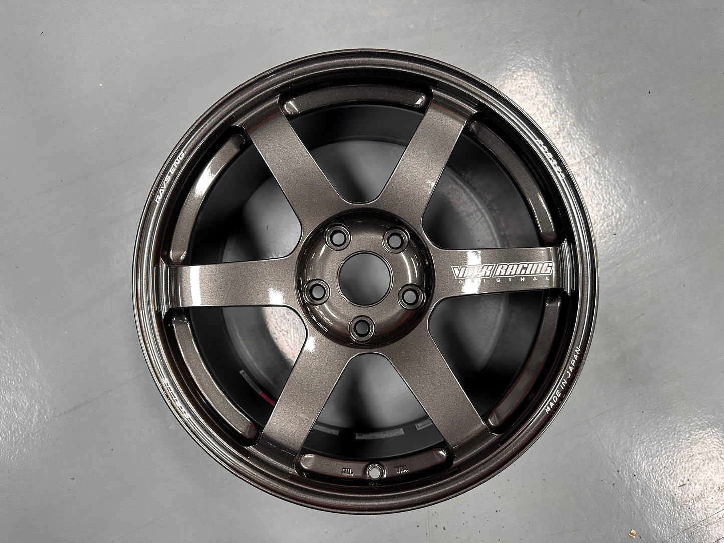 NEW 18x9.5 ET45 Rays TE37 Saga S Plus (4 wheel) 5X120 Dark Gunmetal