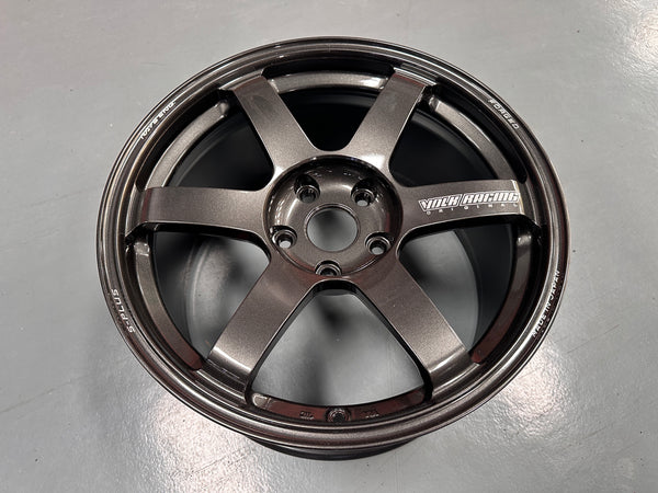 NEW 18x9.5 ET45 Rays TE37 Saga S Plus (4 wheel) 5X120 Dark Gunmetal