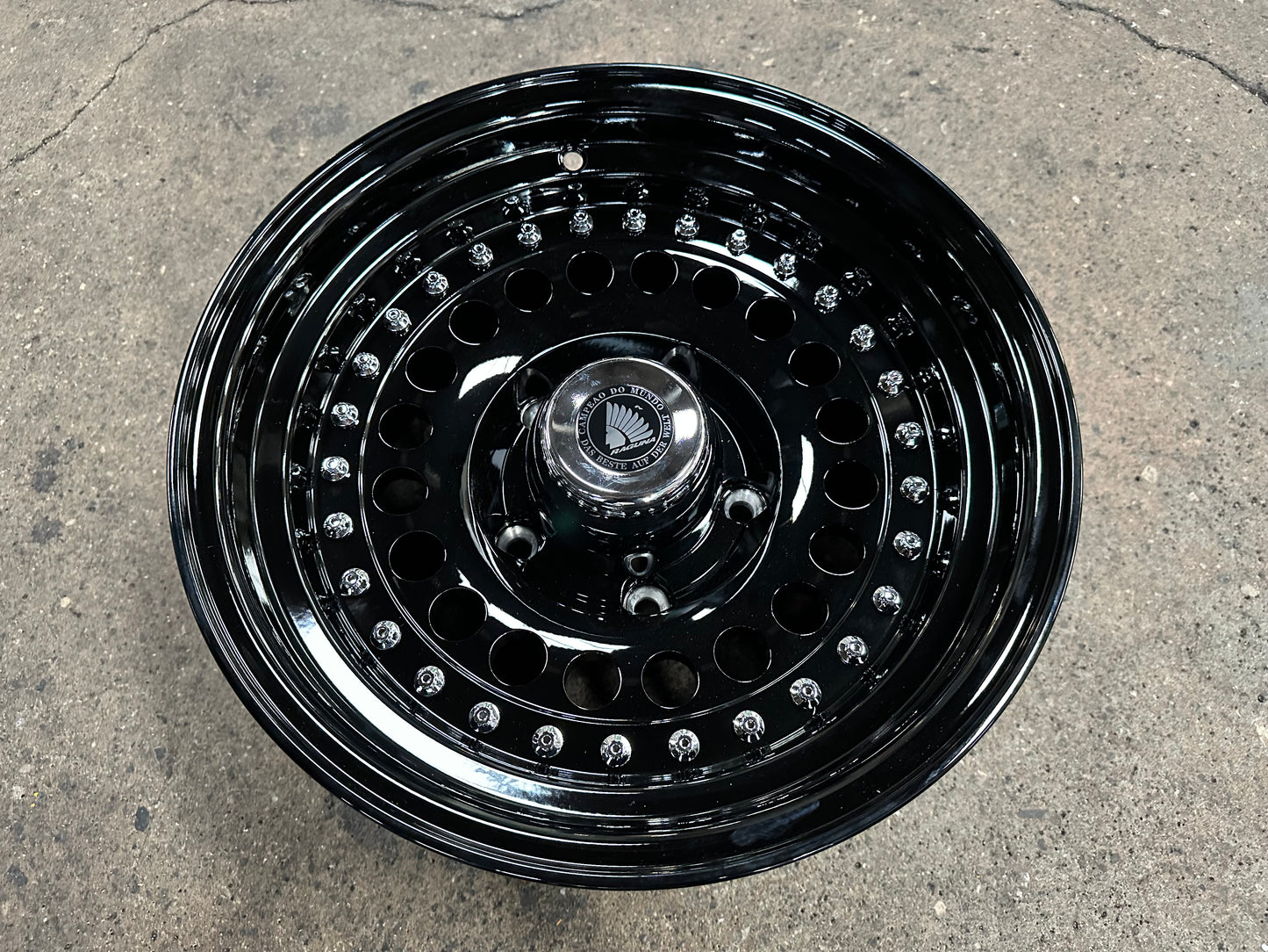 New 15 Daytona Jimny Rim (5 wheel) Black CH Rivert 5X139.7