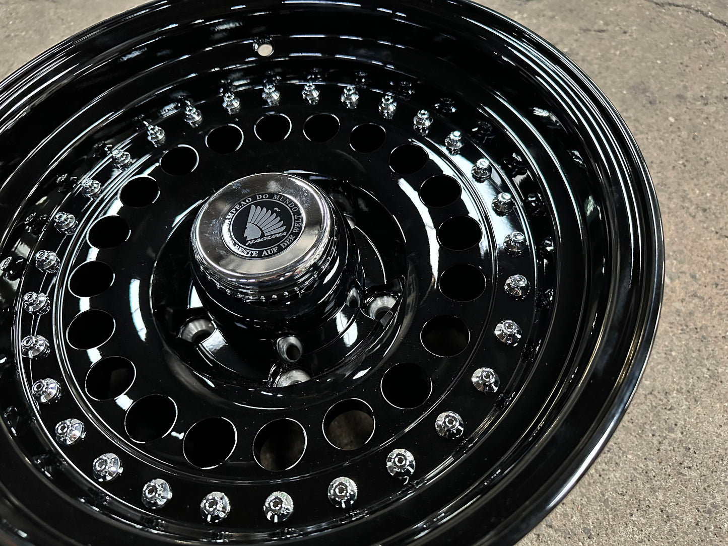 New 15 Daytona Jimny Rim (5 wheel) Black CH Rivert 5X139.7