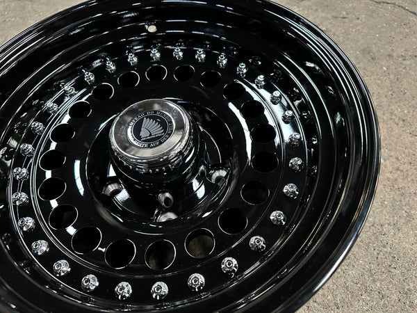 New 15 Daytona Jimny Rim (5 wheel) Black CH Rivert 5X139.7