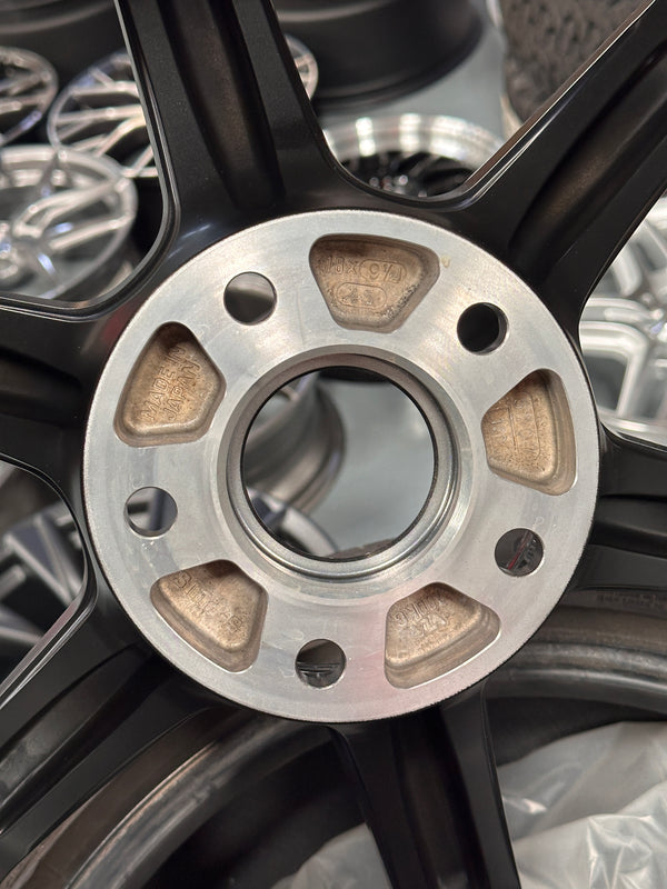NEW 18x9.5 ET45 Rays TE37 Saga S Plus (4 wheel) 5X120 Dark Gunmetal