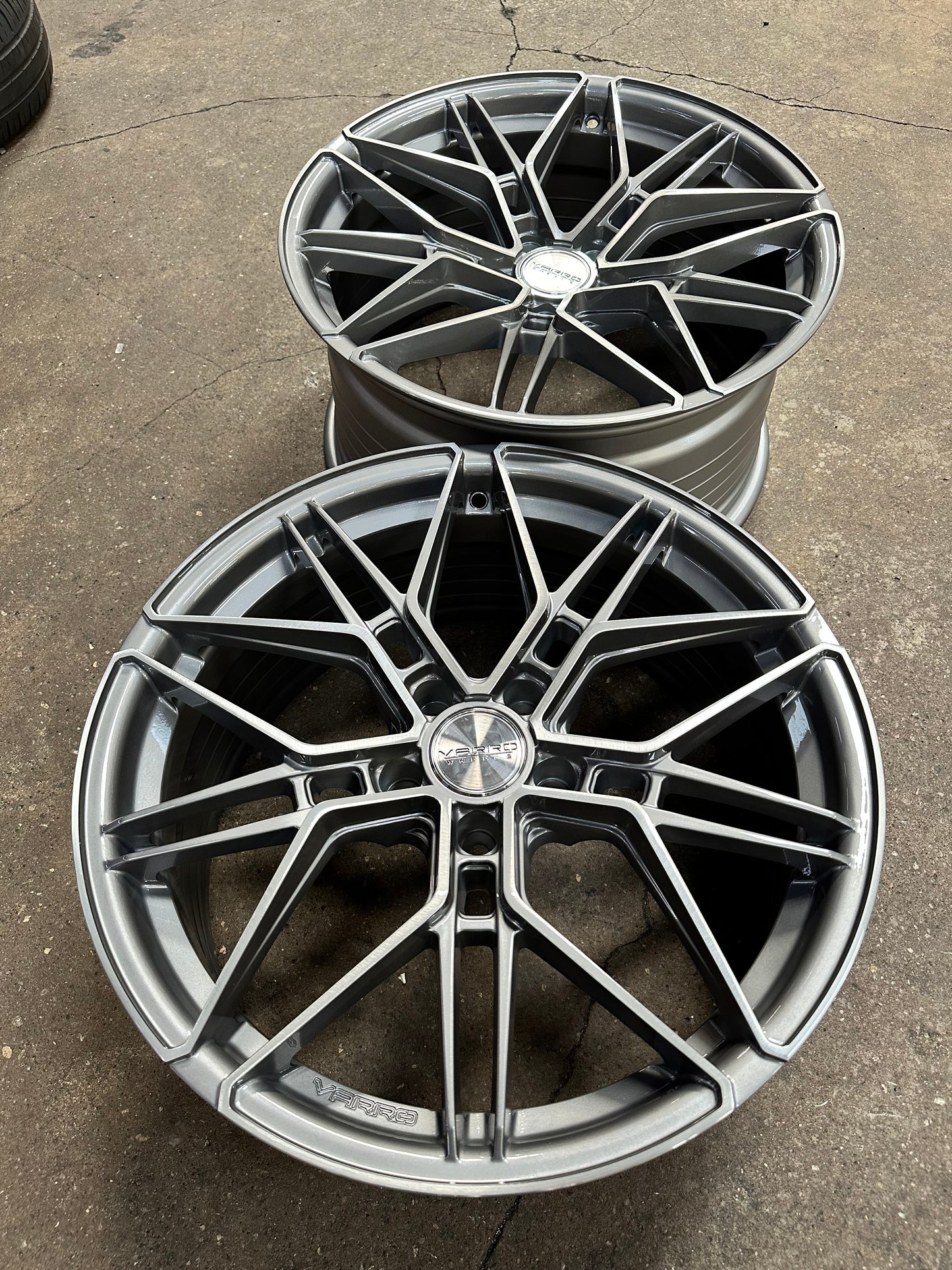New 19x8.5 ET30 19x9.5 ET43 Varro VD45X Mercedes C43 AMG W205 W206 (4 wheels) Titanium Brushed 5x114.3