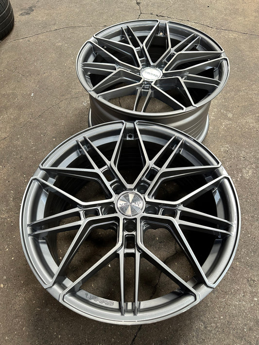 New 19x8.5 ET30 19x9.5 ET43 Varro VD45X Mercedes C43 AMG W205 W206 (4 wheels) Titanium Brushed 5x112