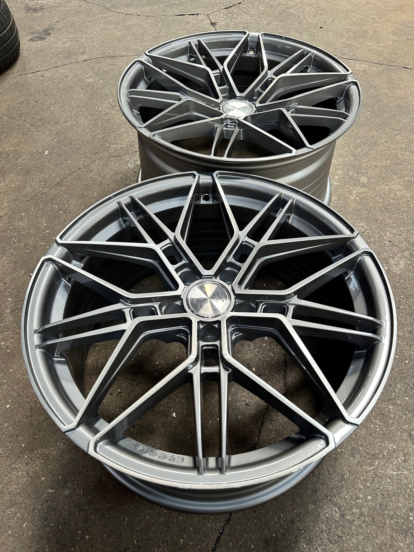 New 19x8.5 ET30 19x9.5 ET43 Varro VD45X Mercedes C43 AMG W205 W206 (4 wheels) Titanium Brushed 5x114.3