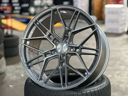 New 19x8.5 ET30 19x9.5 ET43 Varro VD45X Mercedes C43 AMG W205 W206 (4 wheels) Titanium Brushed 5x114.3