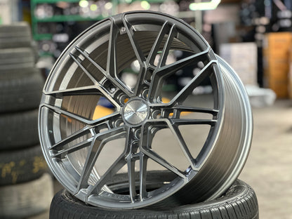 New 19x8.5 ET30 19x9.5 ET43 Varro VD45X Mercedes C43 AMG W205 W206 (4 wheels) Titanium Brushed 5x114.3