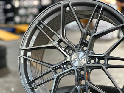 New 19x8.5 ET30 19x9.5 ET43 Varro VD45X Mercedes C43 AMG W205 W206 (4 wheels) Titanium Brushed 5x114.3