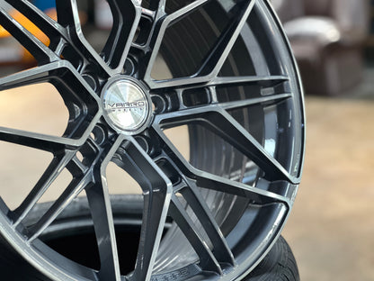New 19x8.5 ET30 19x9.5 ET43 Varro VD45X Mercedes C43 AMG W205 W206 (4 wheels) Titanium Brushed 5x114.3