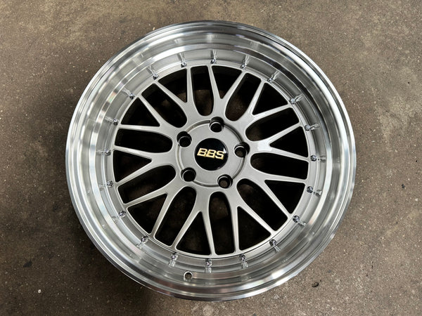 New 18X8 ET30 18X9 ET30 BBS DESIGN LM BMW (4 wheels) Silver 5X120