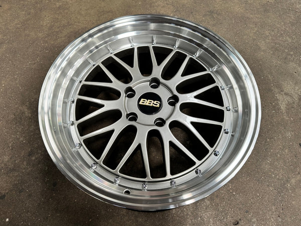 New 18X8 ET30 18X9 ET30 BBS DESIGN LM BMW (4 wheels) Silver 5X120