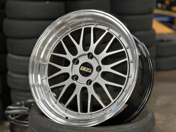 New 18X8 ET30 18X9 ET30 BBS DESIGN LM BMW (4 wheels) Silver 5X120