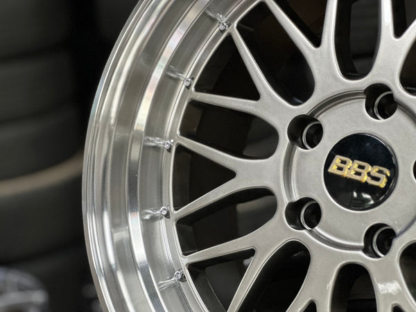 New 18X8 ET30 18X9 ET30 BBS DESIGN LM BMW (4 wheels) Silver 5X120
