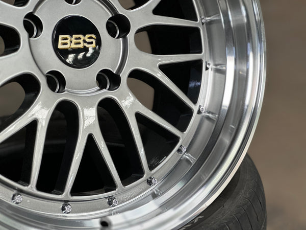 New 18X8 ET30 18X9 ET30 BBS DESIGN LM BMW (4 wheels) Silver 5X120