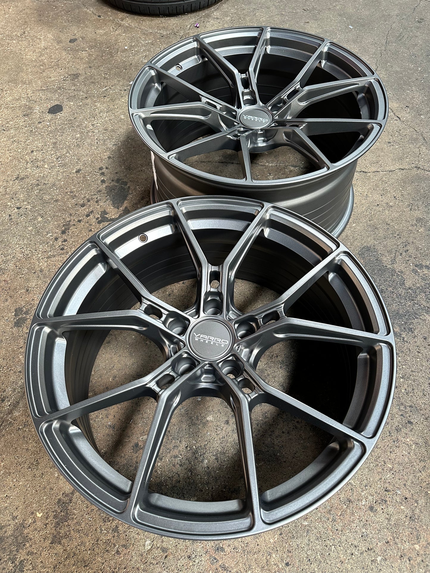 New 19x8.5 ET30 19x9.5 ET43 Varro SF900 Mercedes C43 AMG (4 wheels) Matte Graphite 5x114.3