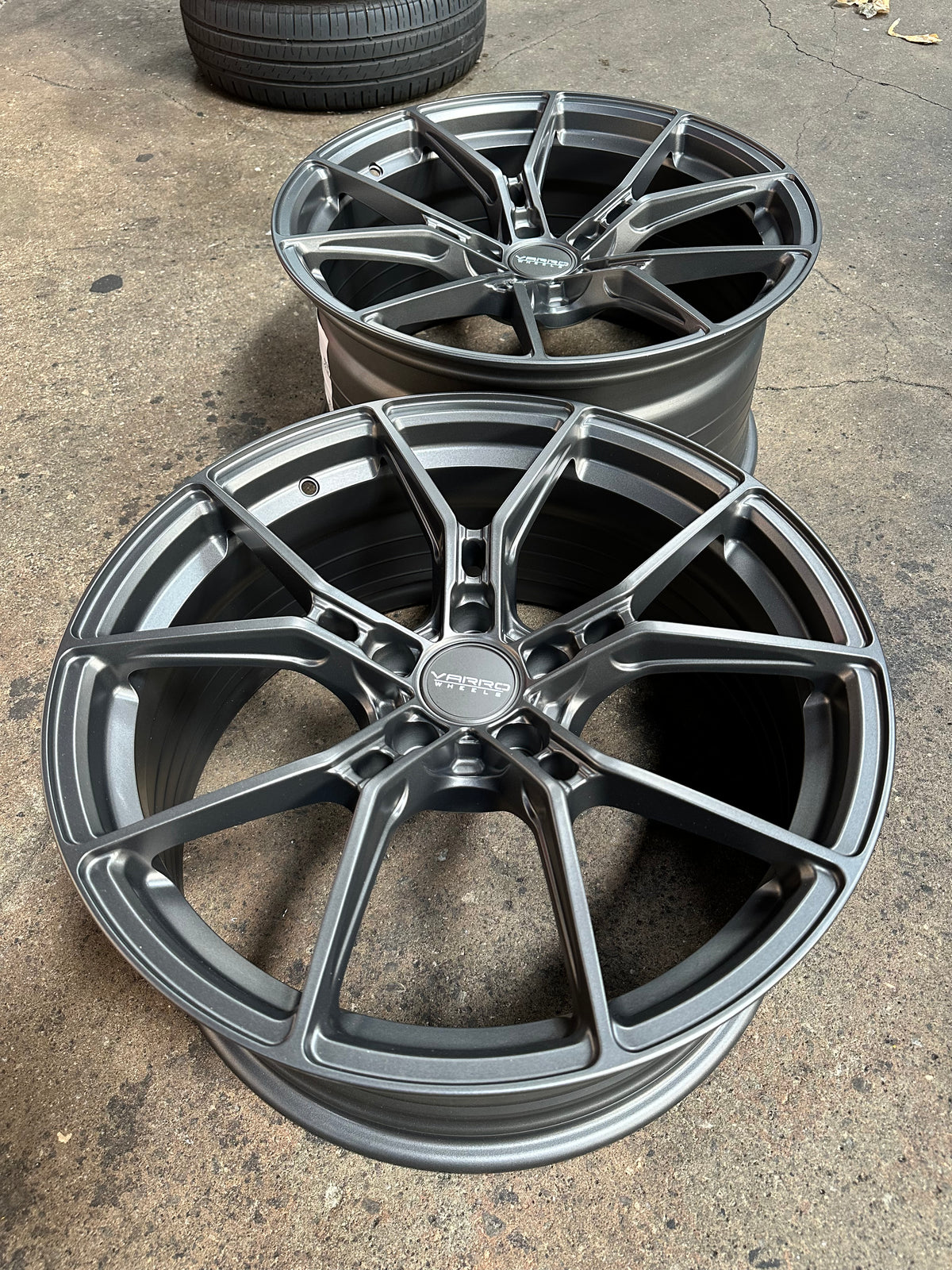 New 19x8.5 ET30 19x9.5 ET43 Varro SF900 Mercedes C43 AMG (4 wheels) Matte Graphite 5x112