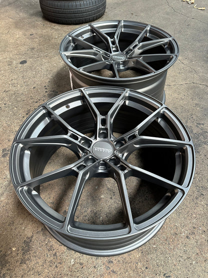 New 19x8.5 ET30 19x9.5 ET43 Varro SF900 Mercedes C43 AMG (4 wheels) Matte Graphite 5x114.3