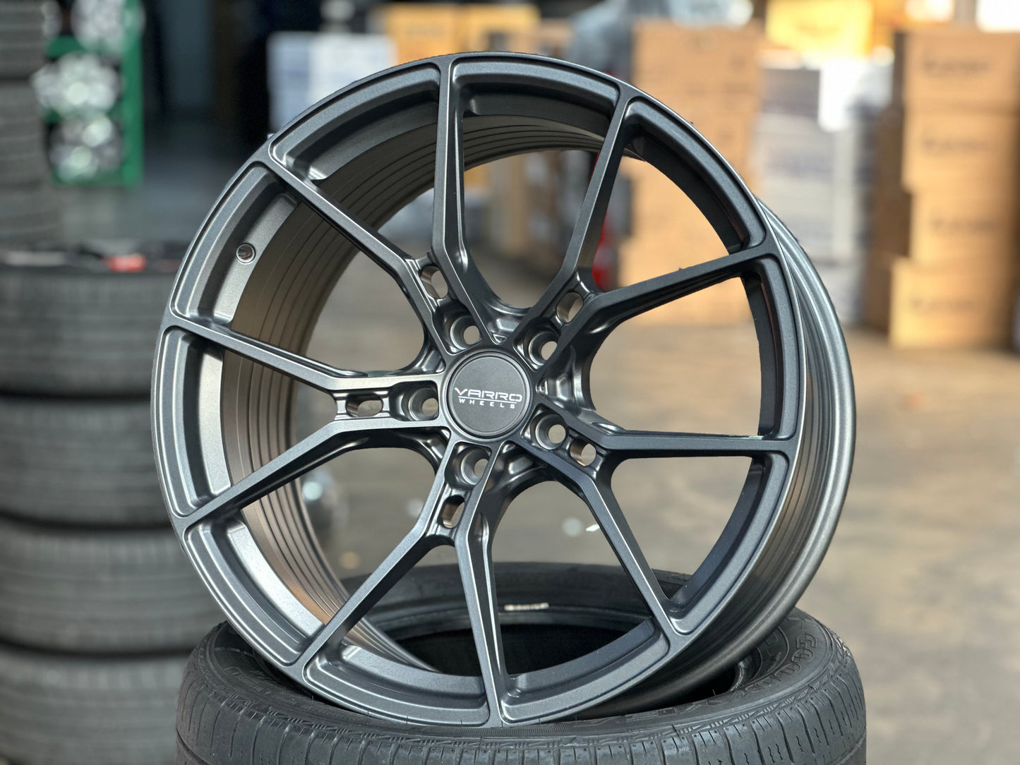 New 19x8.5 ET30 19x9.5 ET43 Varro SF900 Mercedes C43 AMG (4 wheels) Matte Graphite 5x114.3