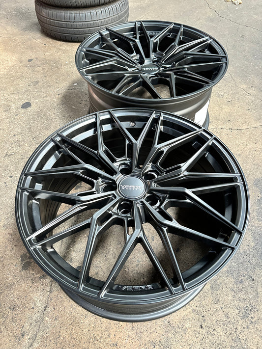 New 19x8.5 ET30 19x9.5 ET43 Varro VD40X Mercedes C43 AMG W206 W205 (4 wheels) Satin Black 5x112