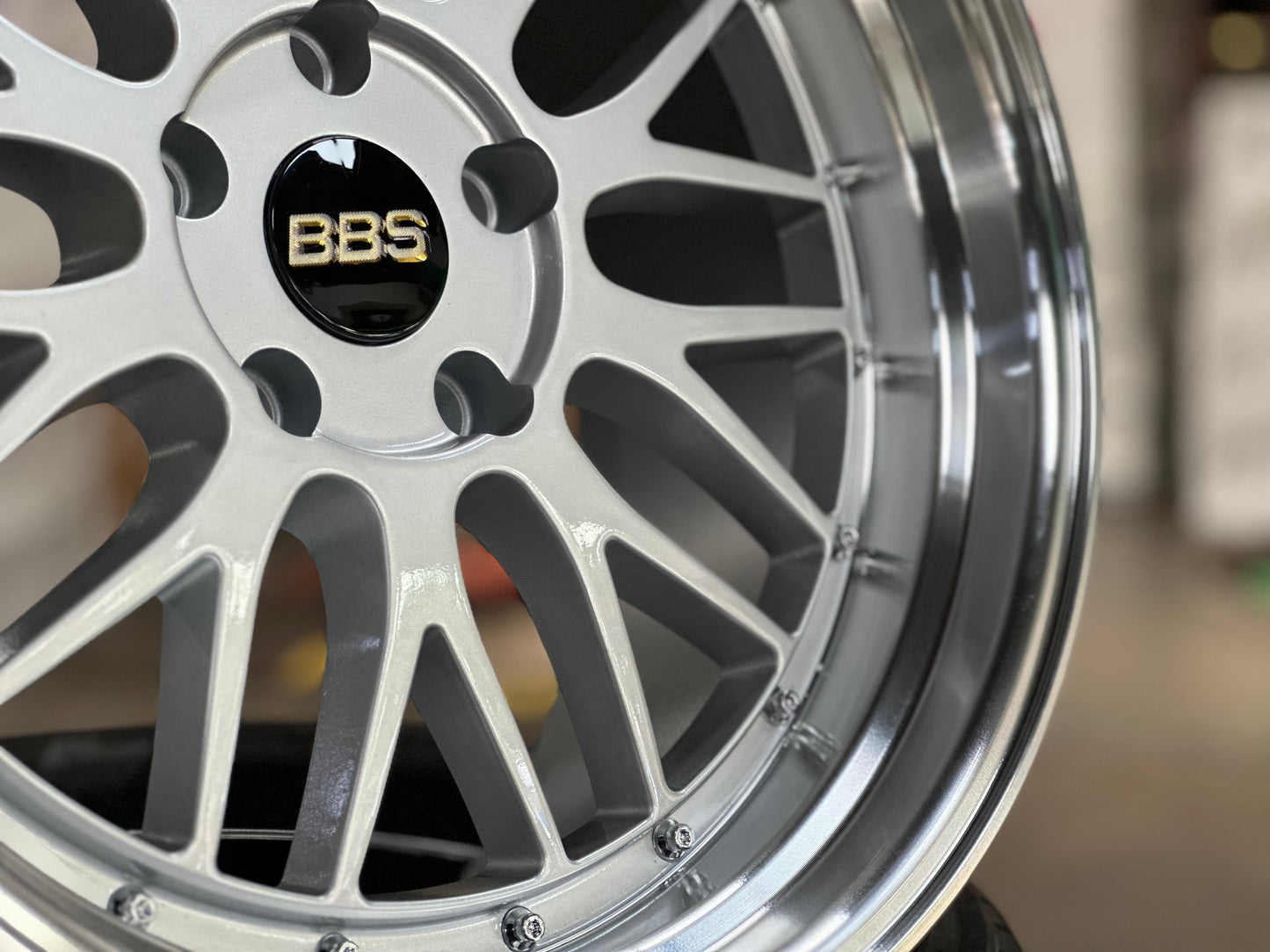 New 19X8.5 ET38 19X9.5 ET35 BBS LM Design Rim (4 wheel) Gloss Silver 5X114.3