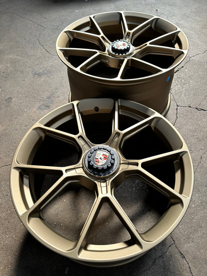 New 20x8.5 ET48 20x10.5 ET43 Overdrive Forged BF157 (4 wheel) 5x130 Matte Bronze