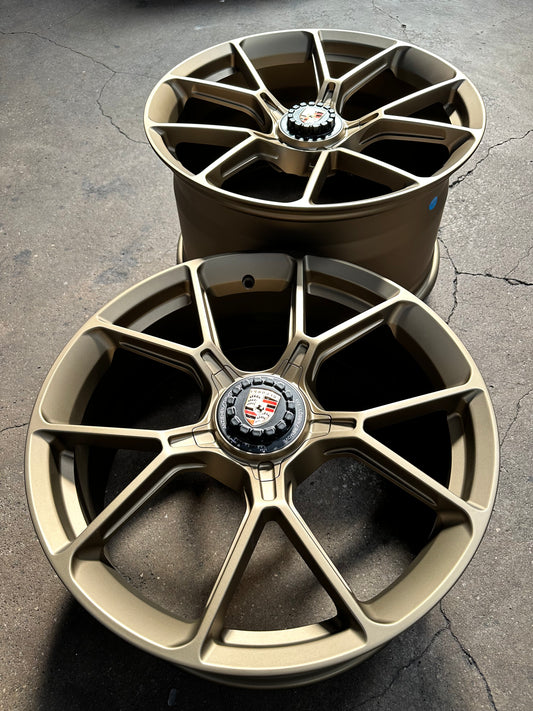 New 20x8.5 ET48 20x10.5 ET43 Overdrive Forged BF157 (4 wheel) 5x130 Matte Bronze