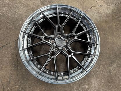 New 20x8.5 ET30 20x10 ET40 G Forged GF07 (4 wheel) 5x112 Hyper Dark